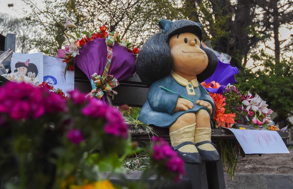 La escultura de Mafalda en calle Arístides Villanueva - Foto: 