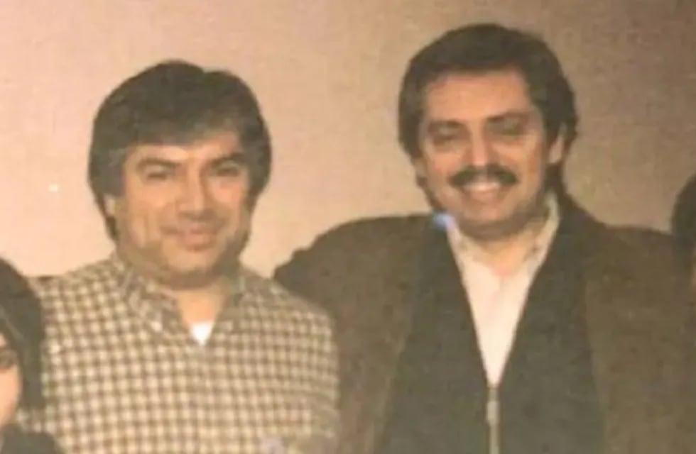 Alberto Fernández dijo que no conoce a Lázaro Báez, pero una foto lo contradice. Foto: Twitter.