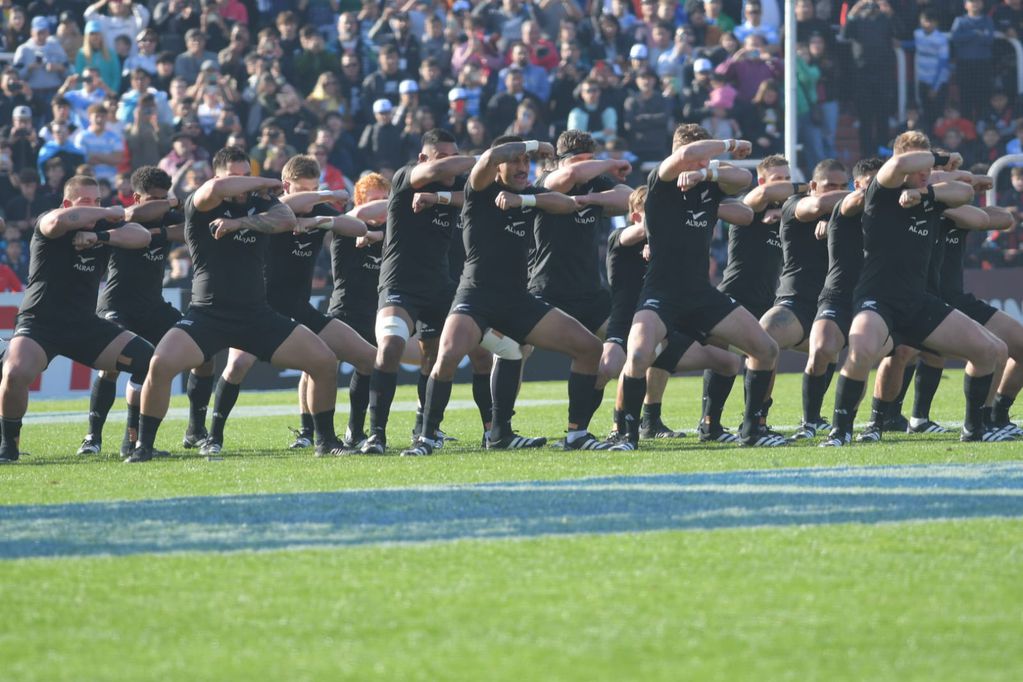 La Selección Argentina de rugby enfrenta por primera vez en nuestra provincia a Nueva Zelanda, en el inicio del Rugby Championship / Marcelo Rolland (Los Andes).