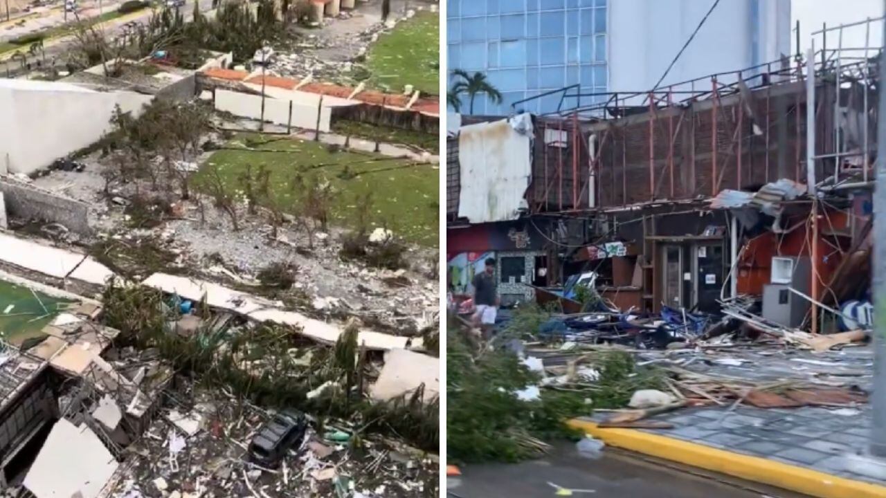 El huracán Otis arrasó con la ciudad de Acapulco.