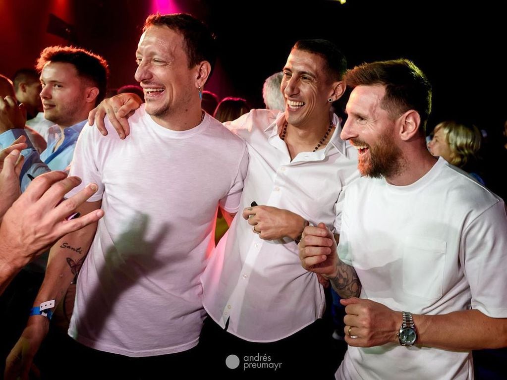 La fiesta de Lionel Messi en Rosario para festejar la tercera copa de Argentina.