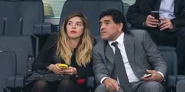 Dalma Maradona y Diego Maradona
