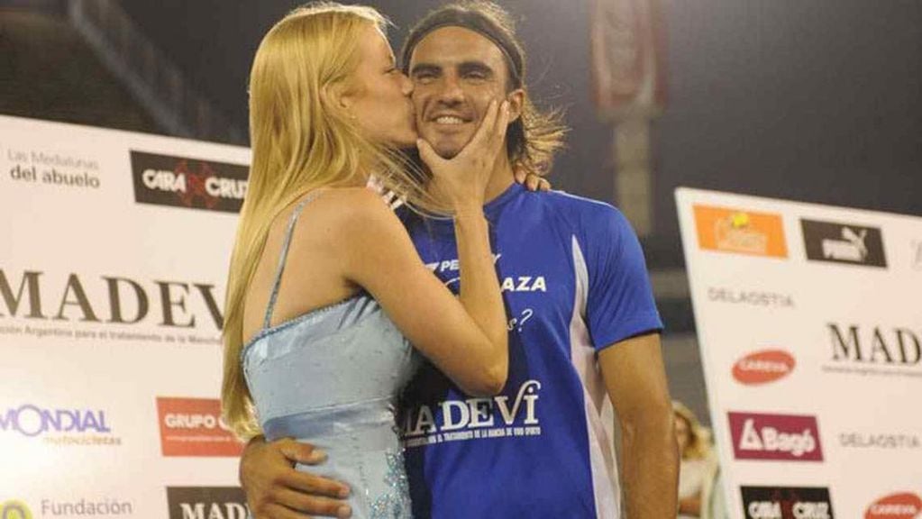 Nicole y Fabián, enamorados cuando el futbolista jugaba en Vélez