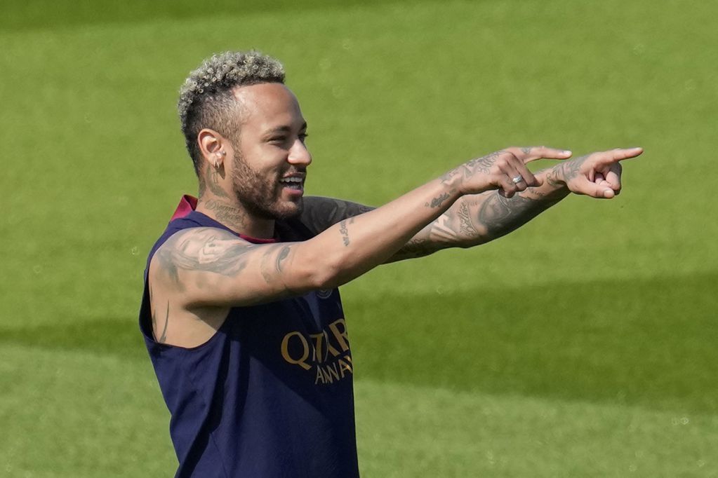 Neymar.  (AP Foto/Christophe Ena)