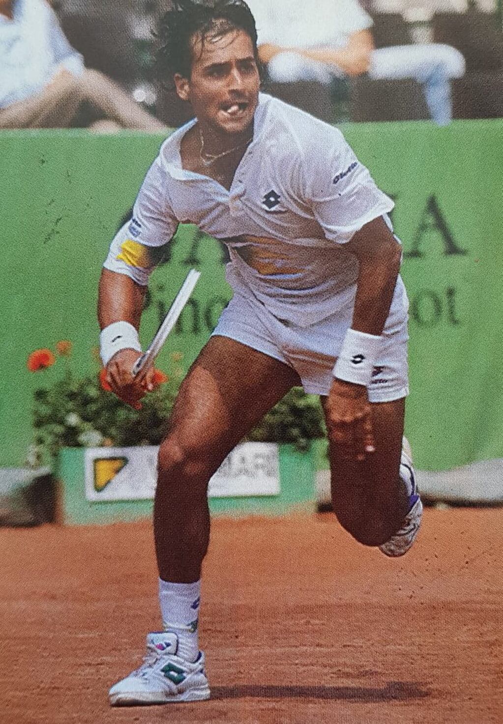 Lo mejor de Luli Mancini a nivel escalafón de la ATP se vio el 9 de octubre de 1989, cuando su ranking marcó el octavo puesto en el mundo. / Gentileza.