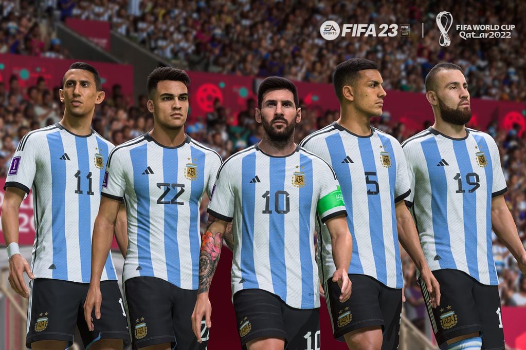 FIFA 23 predijo que la Selección Argentina se corona como campeón del mundo. (EA Sports)