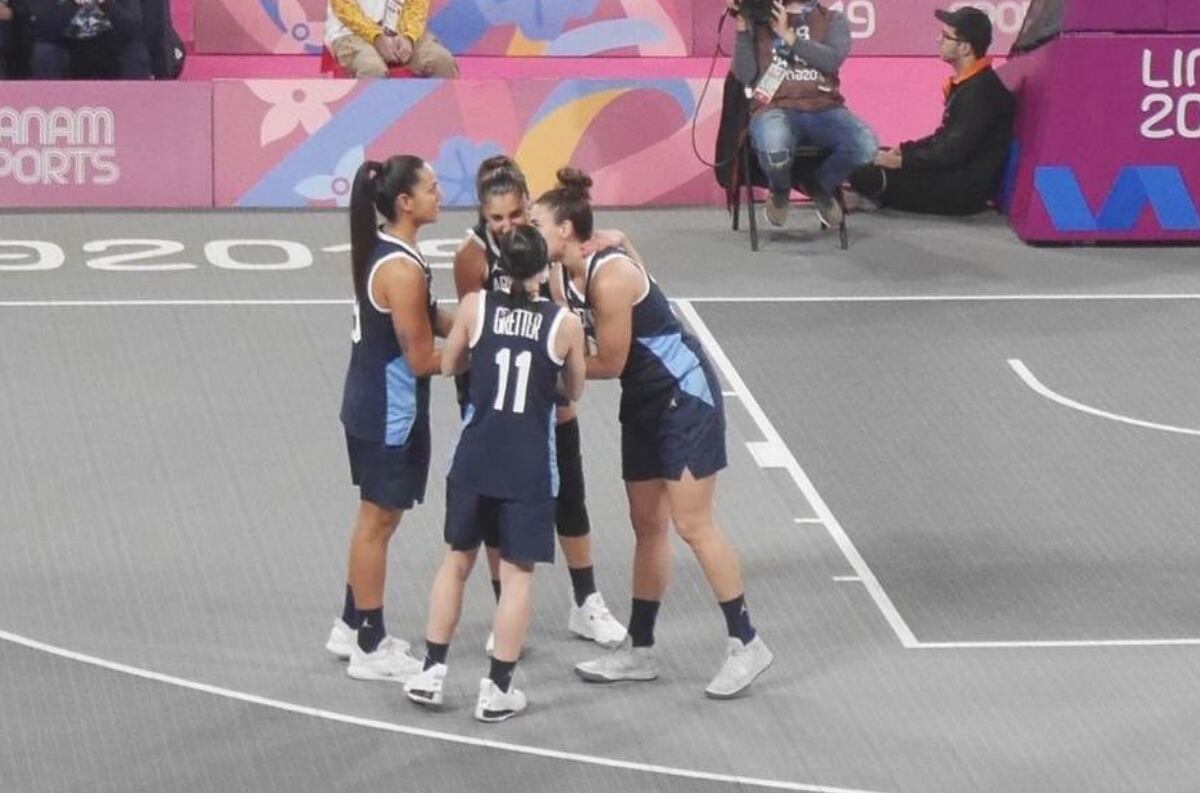 Con las mendocinas Natacha Pérez y Boquete, Argentina está en semifinales de básquet 3x3