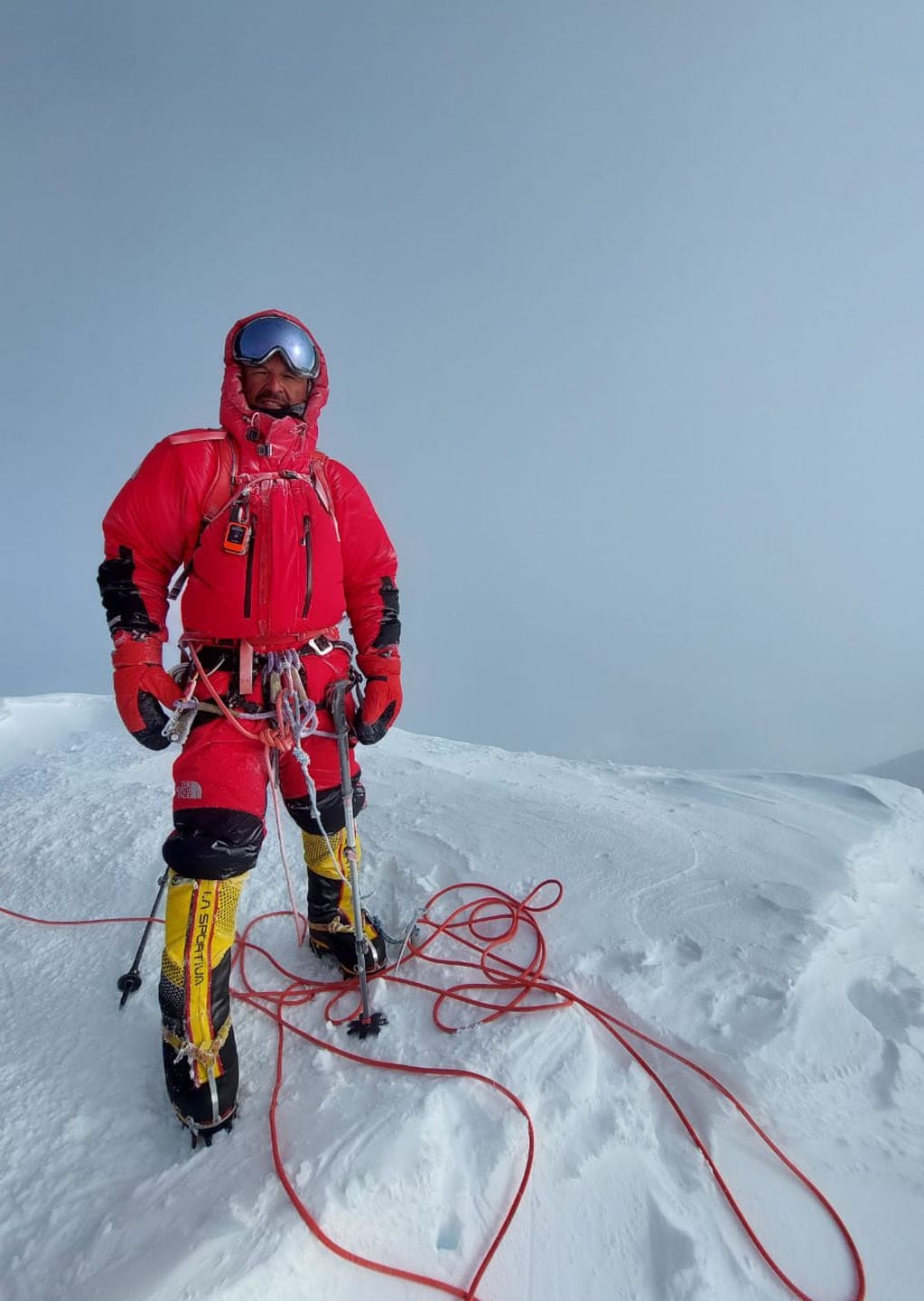 Nacho Lucero pasó los últimos tres meses en Alaska y Pakistán, disfrutando y viviendo su vida de la manera que más le gusta: escalando montañas.