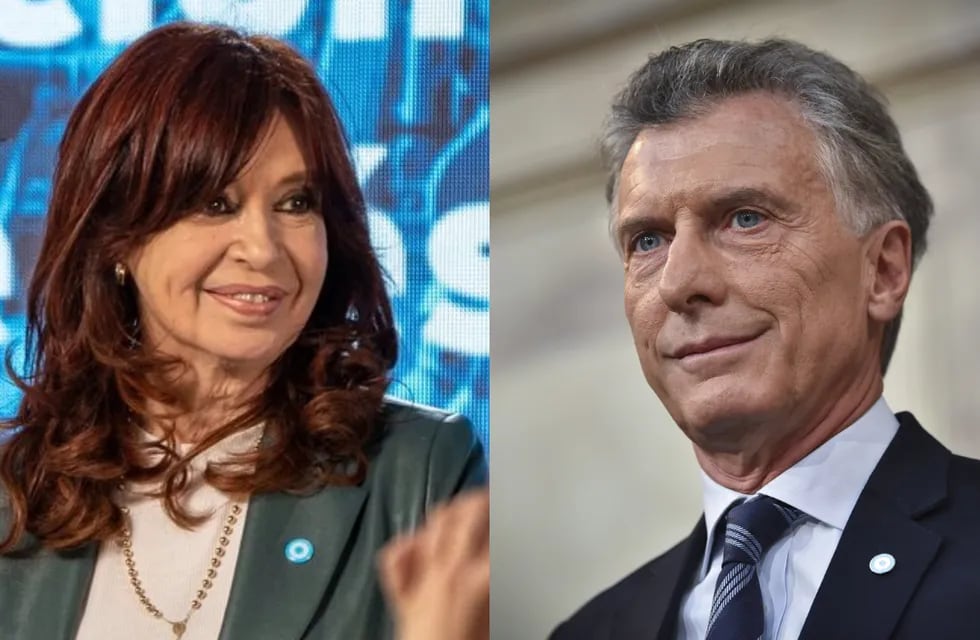 CFK y Macri, con viajes programados después de las elecciones. Foto: Télam / Gentileza