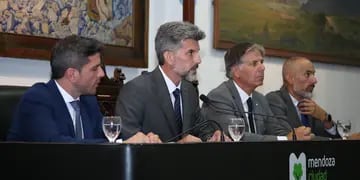 Ulpiano Suarez dio su discurso ante el Concejo Deliberante