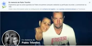 Pablo Trionfini realizó algunos cambios en su cuenta de Facebook minutos antes de quitarse la vida.