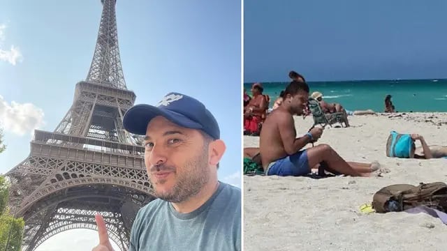 Diego Brancatelli se quejó de que Mar del Plata está “más linda” y le recordaron que vacaciona en Miami y París