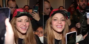 Shakira salió de su casa y saludó uno por uno a los fans que la esperaban en el día de su cumpleaños