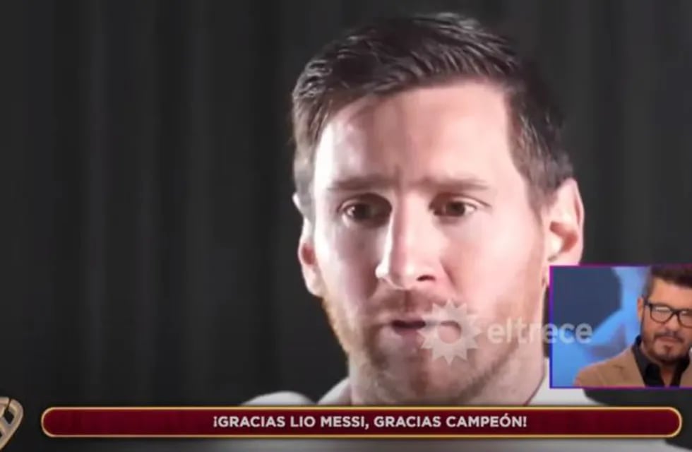 Marcelo Tinelli y el homenaje a Leo Messi y la Selección Argentina tras el Maracanazo. / TV