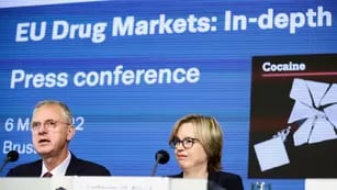 Conferencia de prensa de Europol sobre drogas en la UE