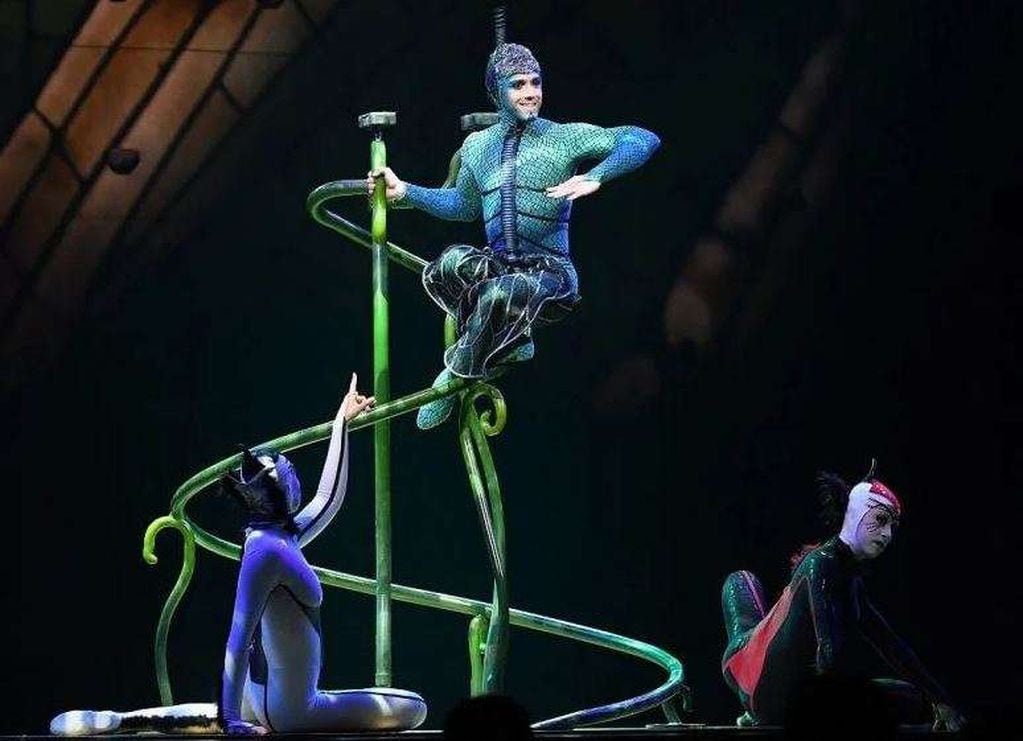 
Otra de las imágenes del último espectáculo que vimos en Mendoza del Cirque du Soleil.
