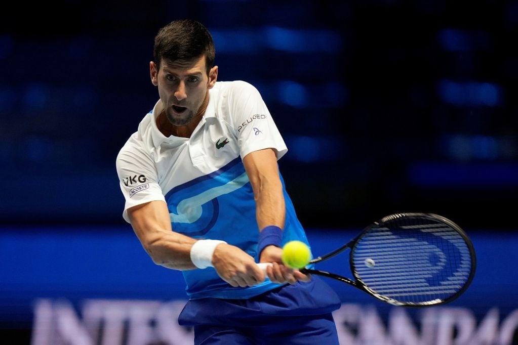 Djokovic derrotó a Rublev y se metió en las semifinales del Masters de Turín. / Gentileza.