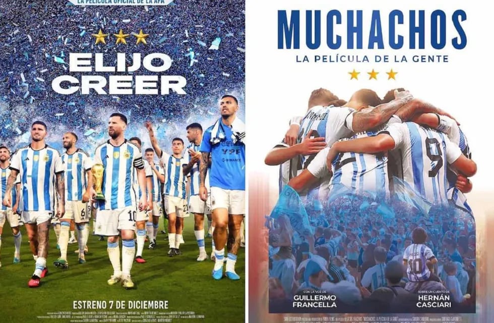 Dónde ver online "Muchachos" y "Elijo creer", las películas de la Selección Argentina y el Mundial