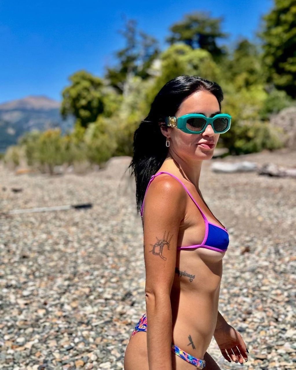 Lali Espósito impactó con su bikini. Gentileza Instagram.