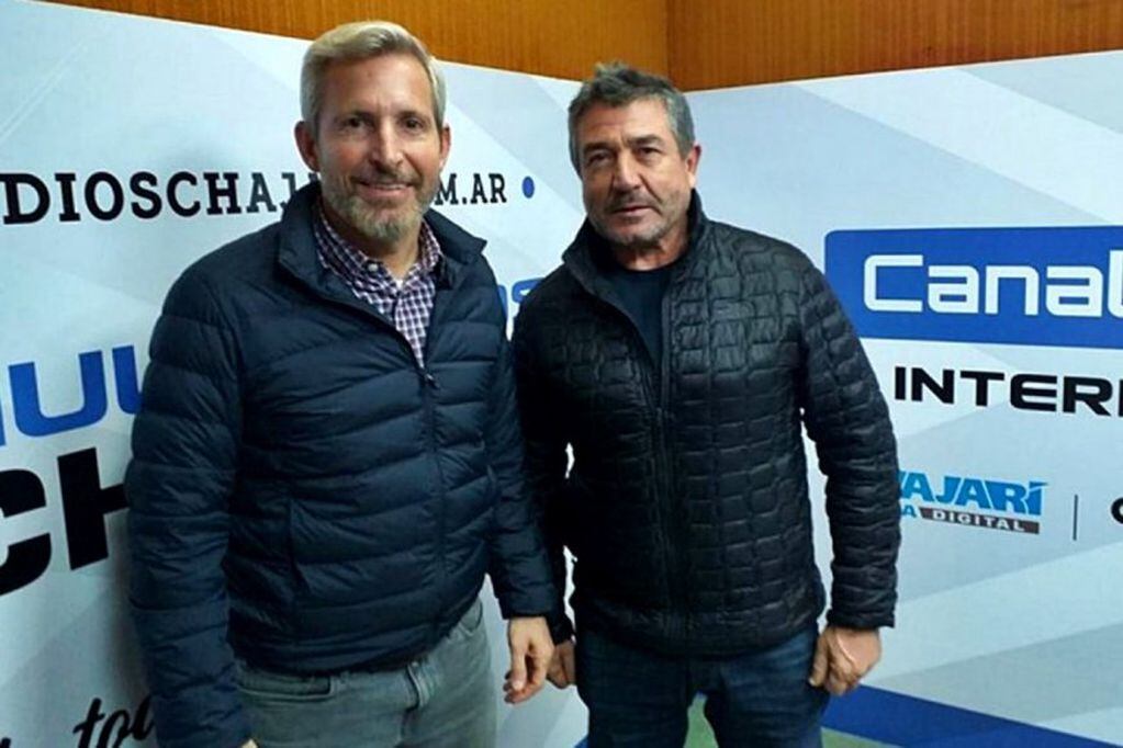 Roberto Frigerio y Néstor Roncaglia. Foto: web.