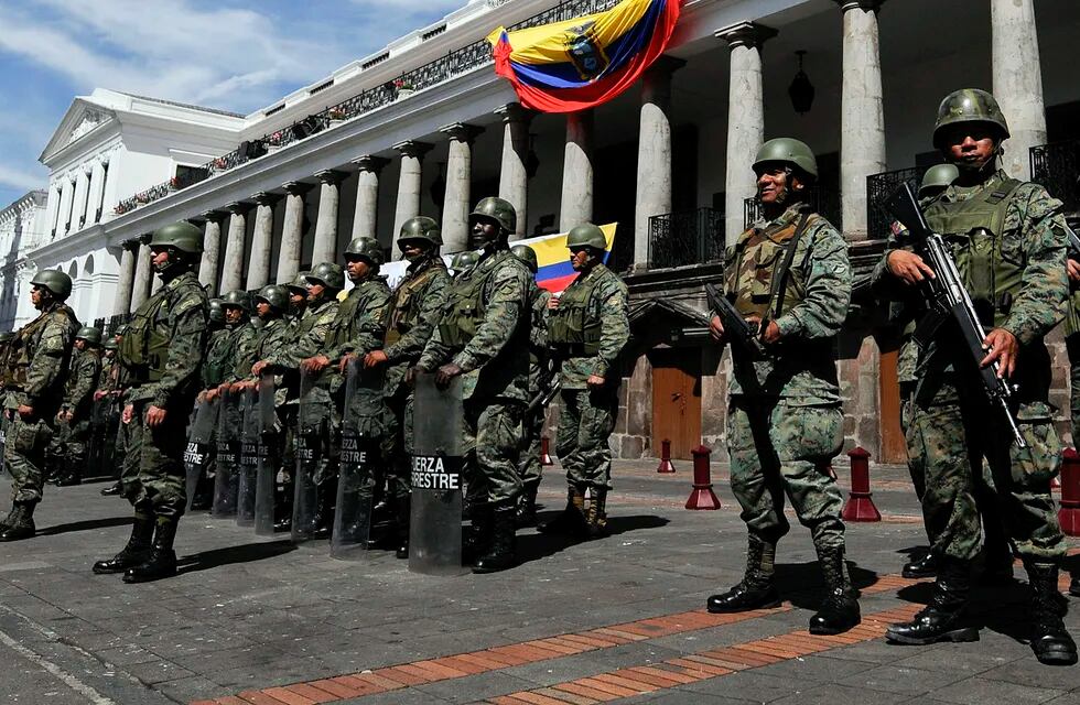 Militares en Ecuador. / AP