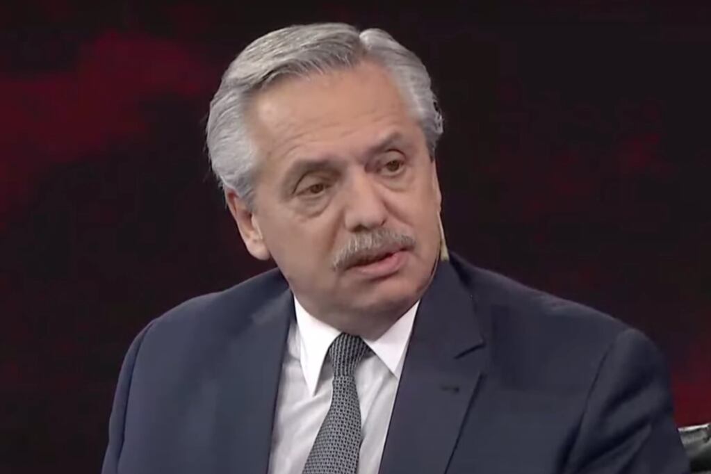 El presidente Alberto Fernández dio una entrevista al canal C5N