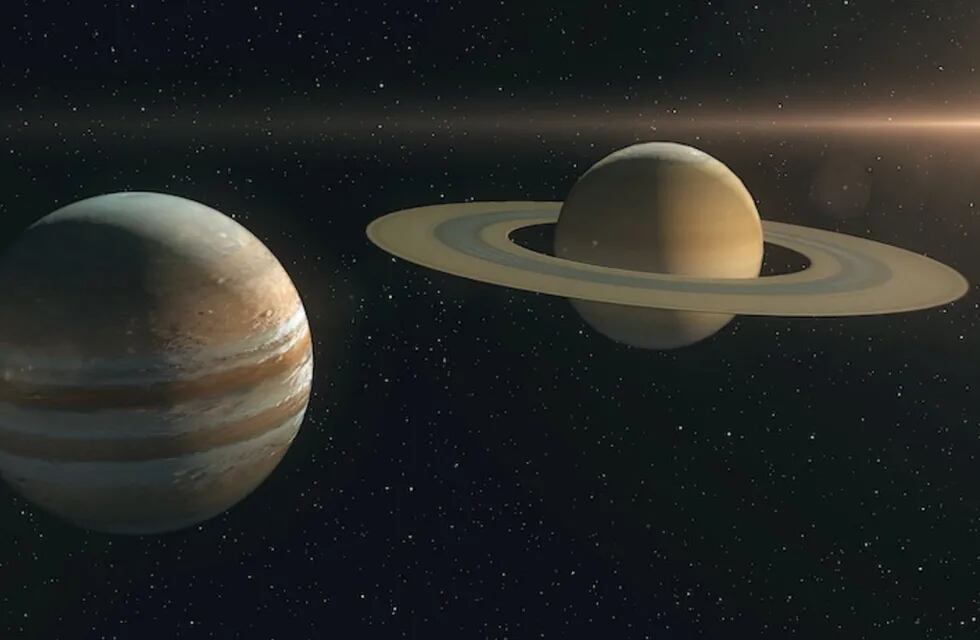 Júpiter y Saturno se alinearán esta noche en el último y gran fenómeno astronómico del año.