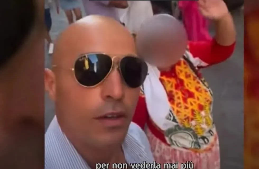 Escándalo en Italia: un político de ultraderecha grabó un video racista con una mujer gitana. / Foto: Gentileza