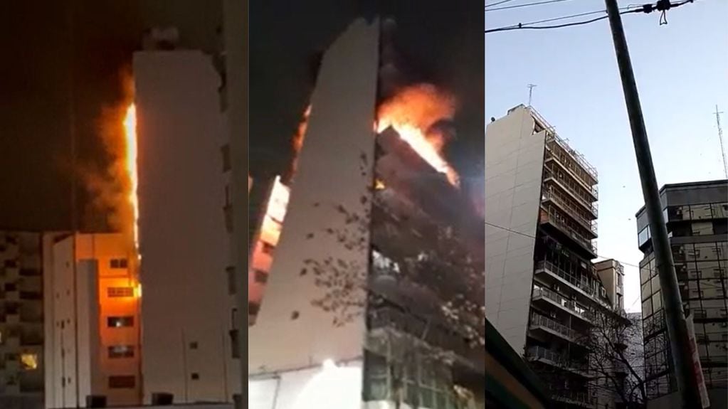 Por el incendio, murieron cinco personas en el edificio de Recoleta (Captura)