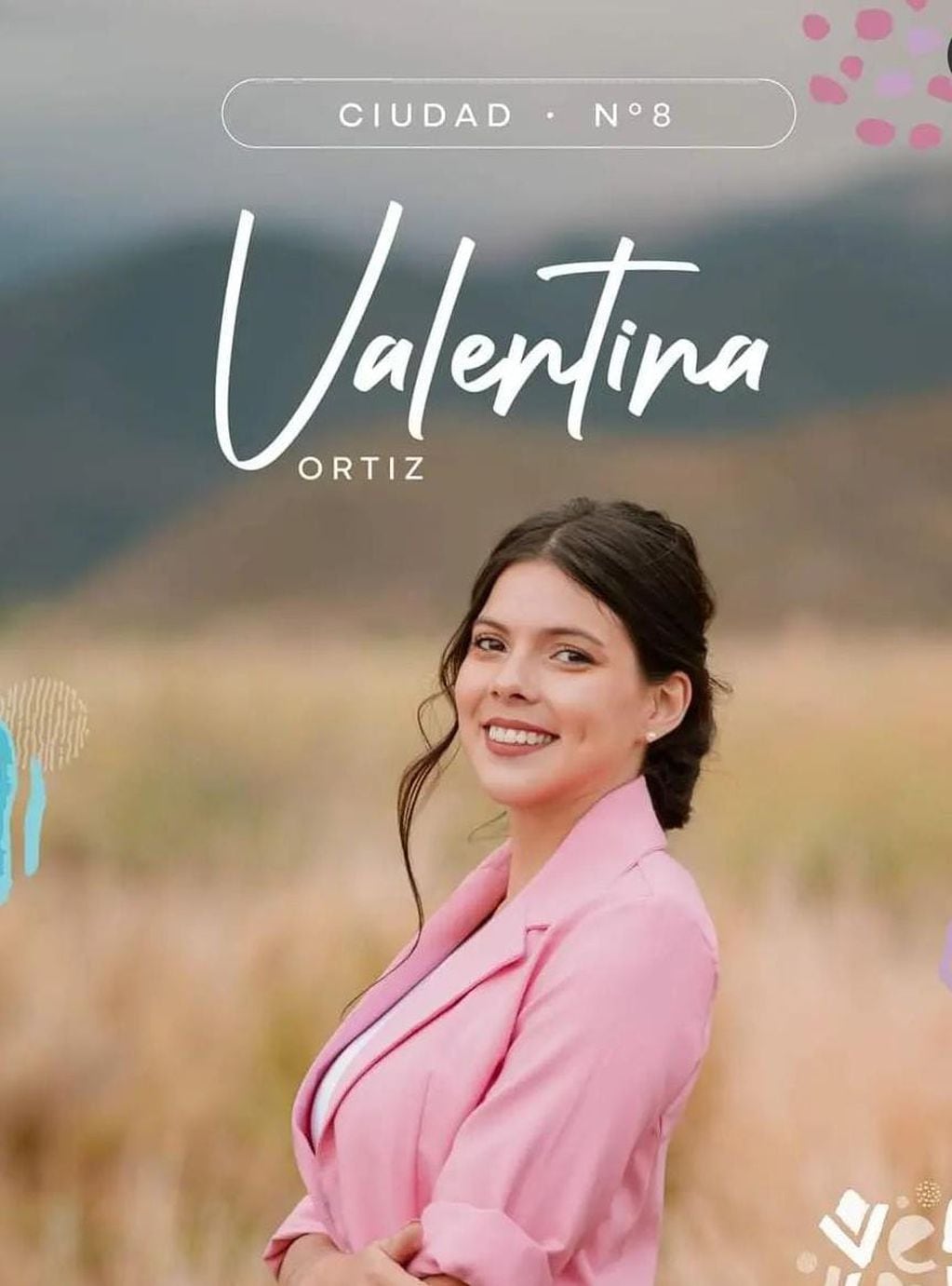 Valentina es la representante de Ciudad de Tupungato