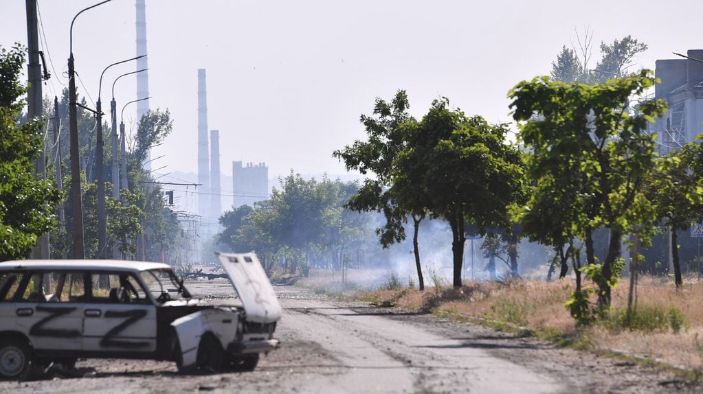 La caída de Severodonetsk  significaría la pérdida del último reducto que controla Kiev. Foto: Web