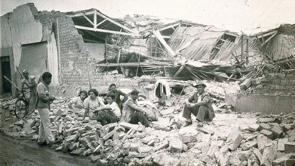 San Juan. Terremoto 15 de Enero 1944.
La ciudad quedó en ruinas y su gente calle