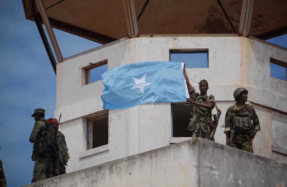 Soldados del Ejército de Somalia.