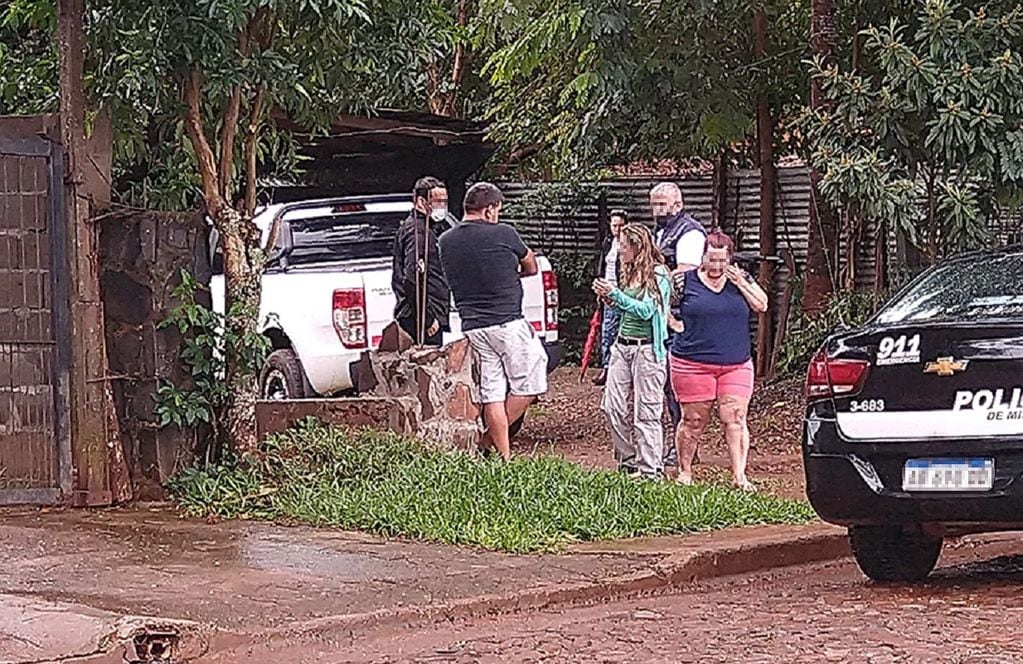 El lugar del crimen en Puerto Iguazú (Misiones): un hombre mató a su amigo y violó a la novia - Gentileza / El Territorio