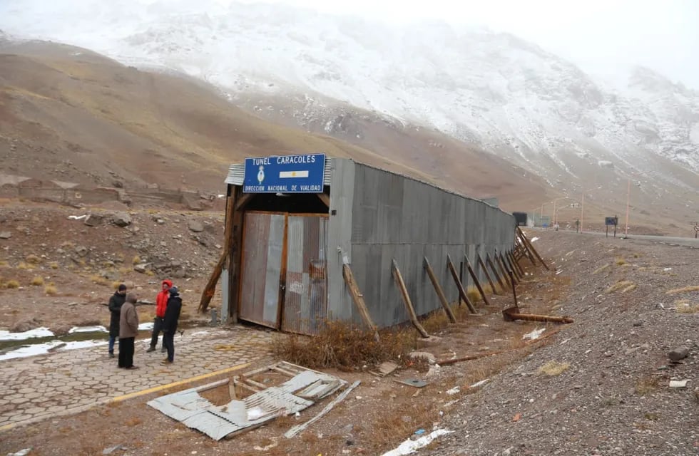 Túnel Caracoles: confirman que los restos hallados son son humanos ni arqueológicos y retomarán las obras en septiembre. Foto: Archivo / Los Andes.