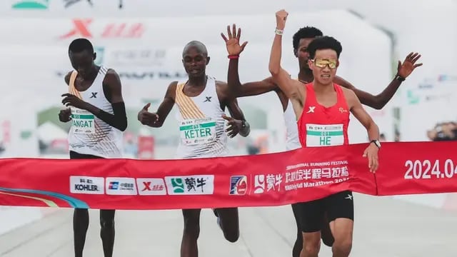 Escandalo en la media maratón de Pekin