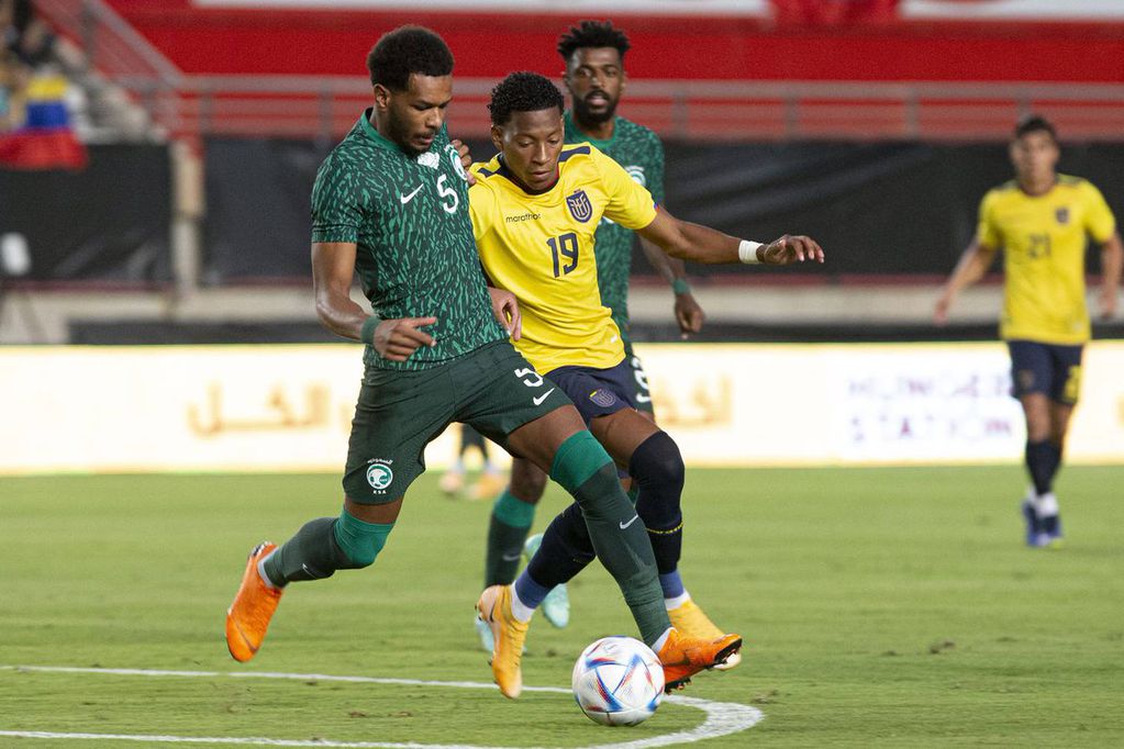 Arabia Saudita empató sin goles ante Ecuador en un amistoso internacional.