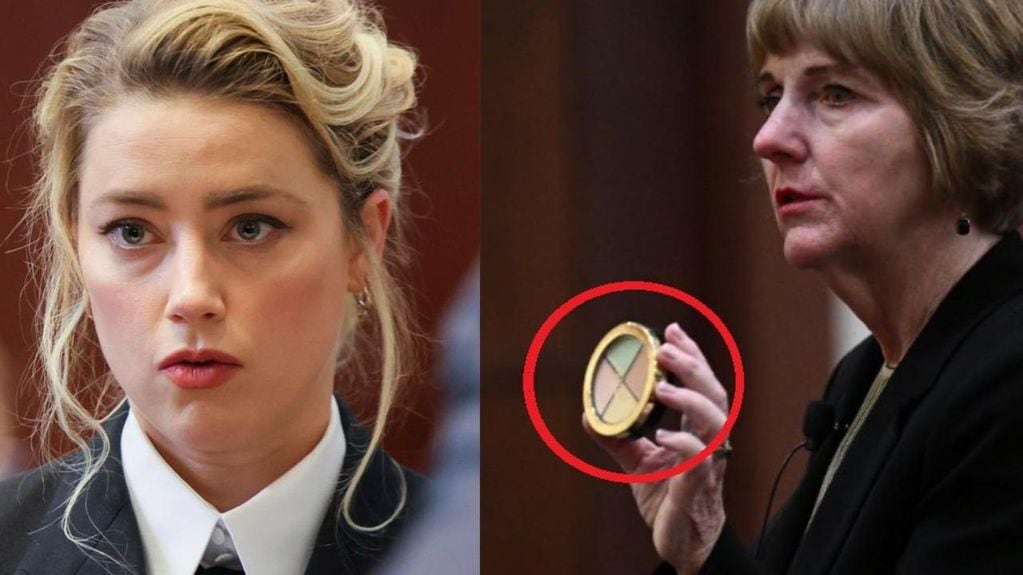 Durante el juicio, la defensa de la actriz aseguró que utilizaba este maquillaje para cubrir sus moretones.