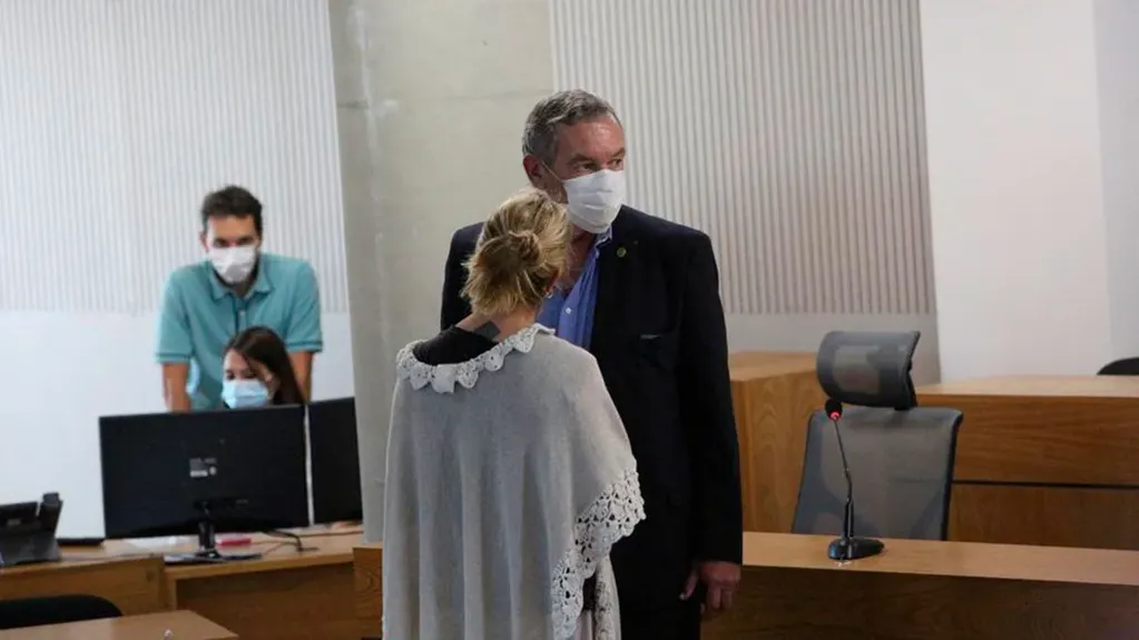 Marcelo Macarrón y su hija Valentina, que será testigo en el juicio.