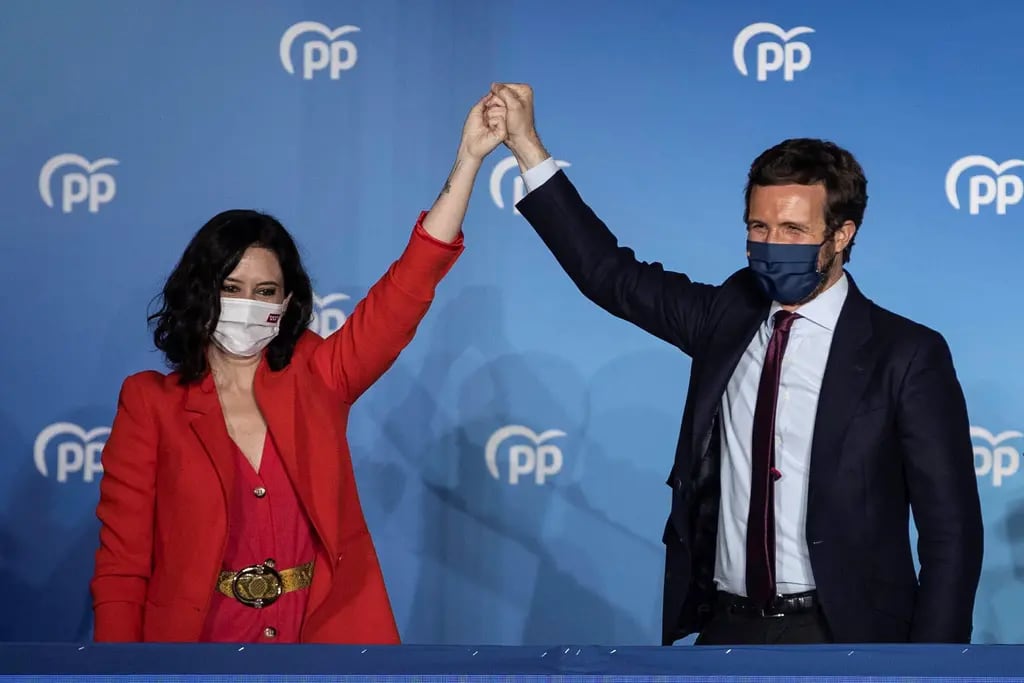 Isabel Díaz Ayuso se impuso en las elecciones regionales de Madrid