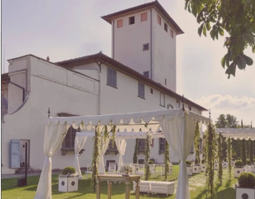 Villa exclusiva, en Italia, donde se casó el hijo del Cholo Simeone.