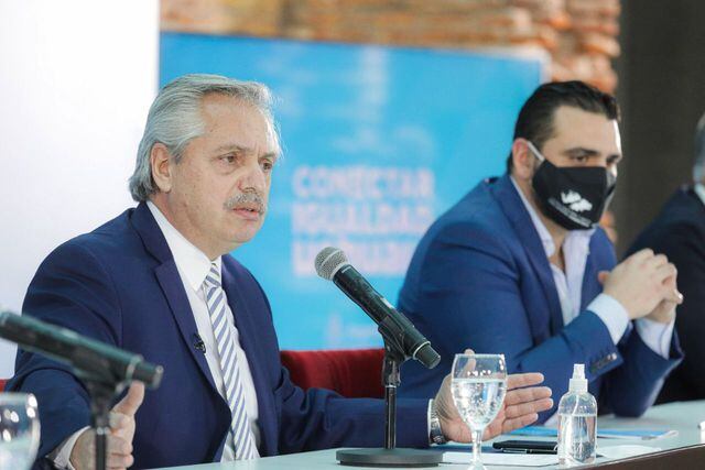 Alberto Fernández dio un acto en Ushuaia con el afán de apoyar la gestión de Gustavo Melella