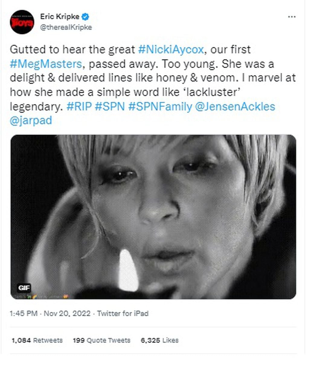 Nicki Aycox, la actriz de Sobrenatural que falleció a los 47 años