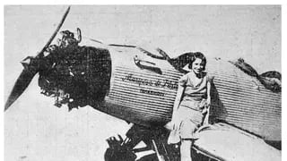 Helena Mansilla pionera de la aviación argentina