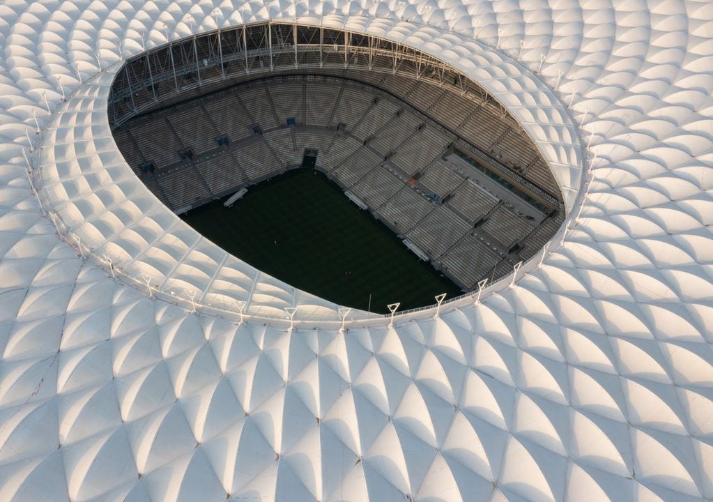 Estadio Lusail para la Copa del Mundo Qatar 2022. Foto: www.qatar2022.qa
