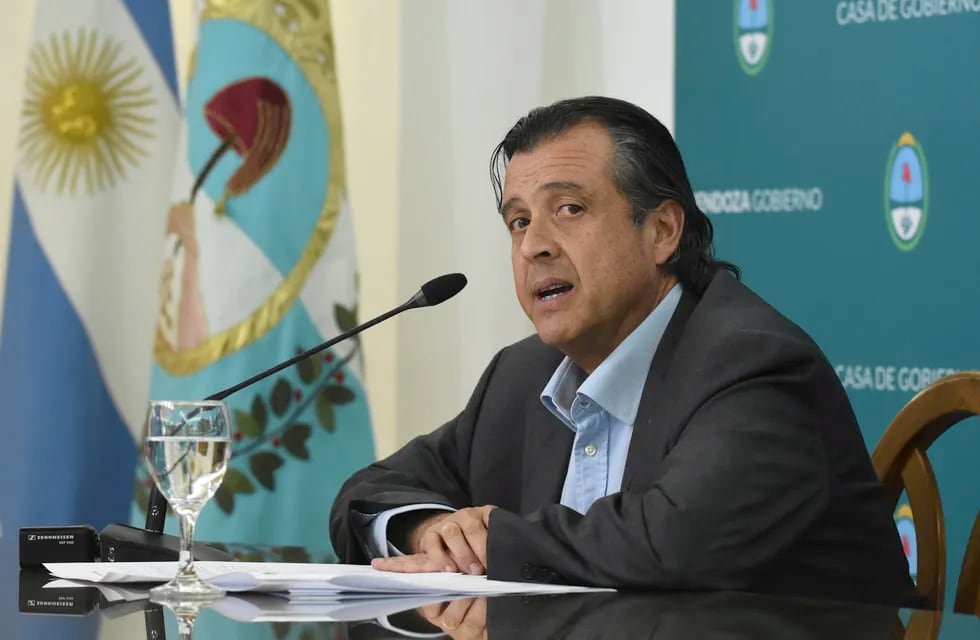 El Ministro de Gobierno, Trabajo y Justicia, Víctor Ibáñez - Mariana Villa / Los Andes