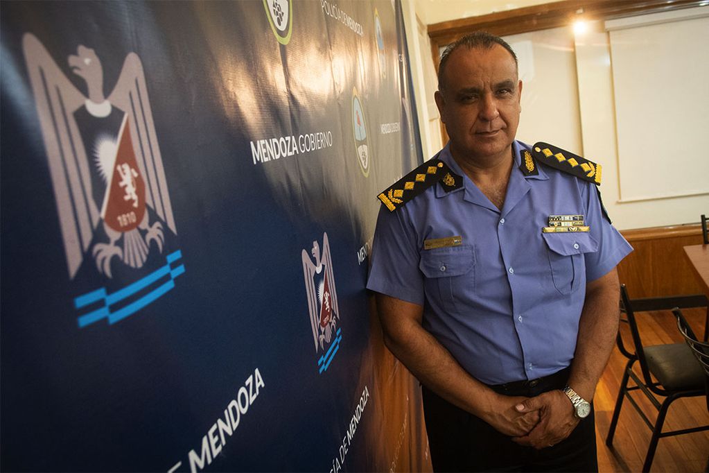 Nuevo Director General de Policías, Comisario General Marcelo Calipo

Foto: Ignacio Blanco / Los Andes 