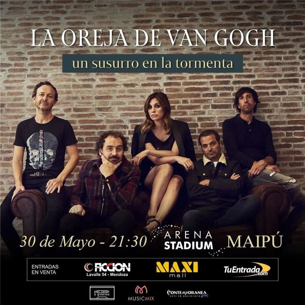 La Oreja de Van Gogh vuelve a Mendoza en 2022: fecha, entradas y precios