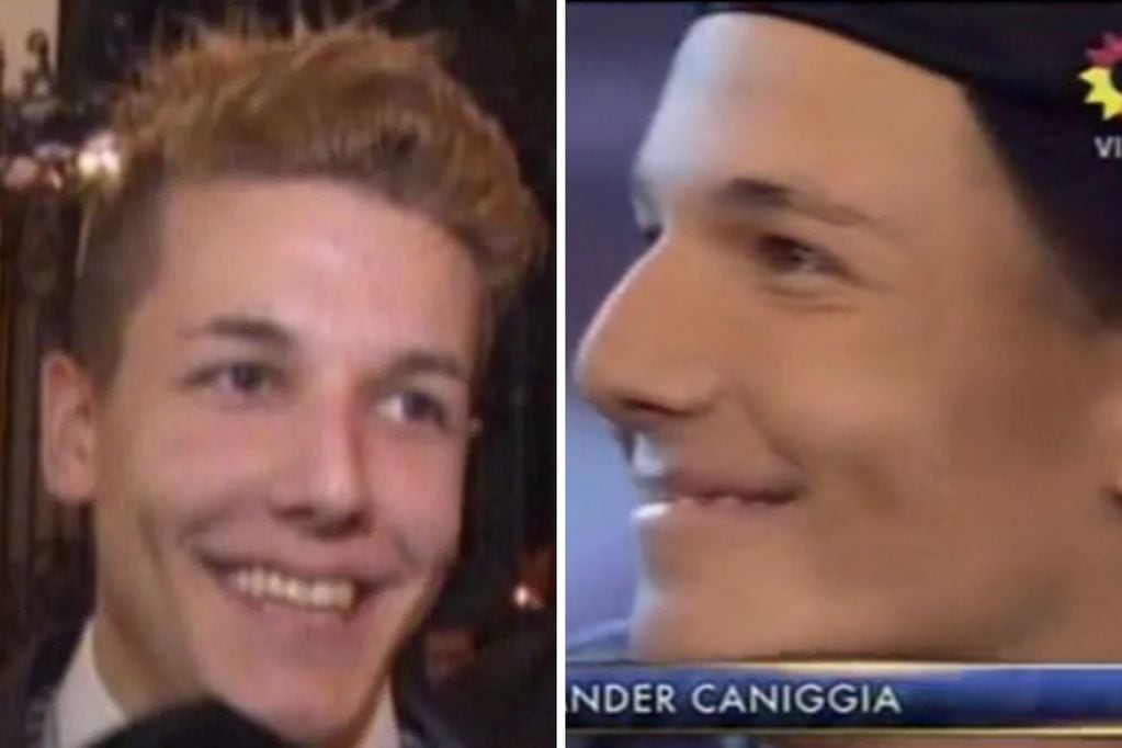 El antes y el después de Alex Caniggia.