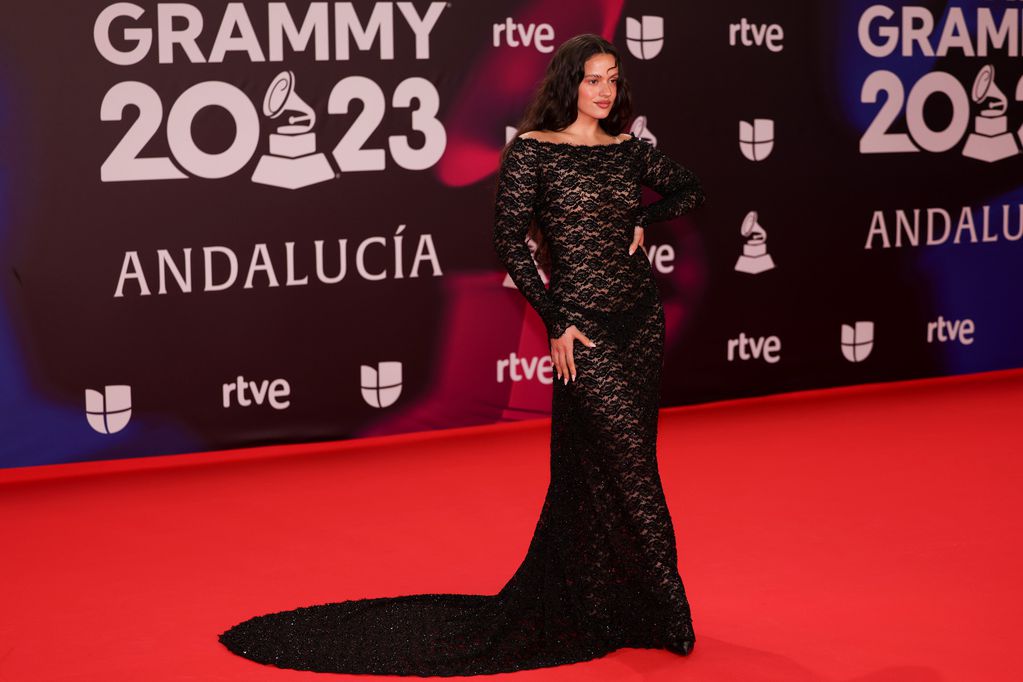 Rosalía en los Latin Grammy (AP).